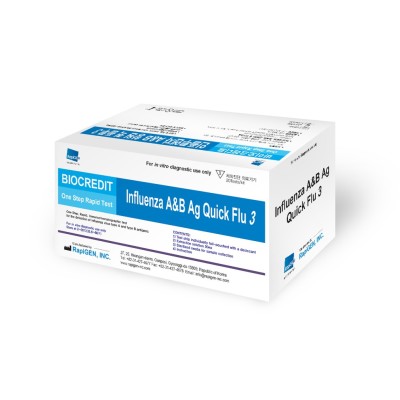 Influenza A&B Ag quick flu 3 rapid test kit